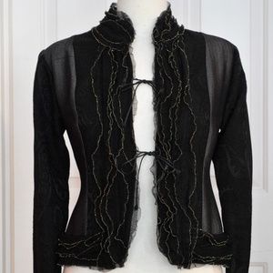 Unique Designed Handmade Jacket Blazer, Sz 4